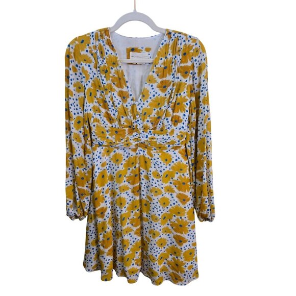 Vera For Anthropologie Buttercup Mini Dress Size XS - Picture 2 of 11